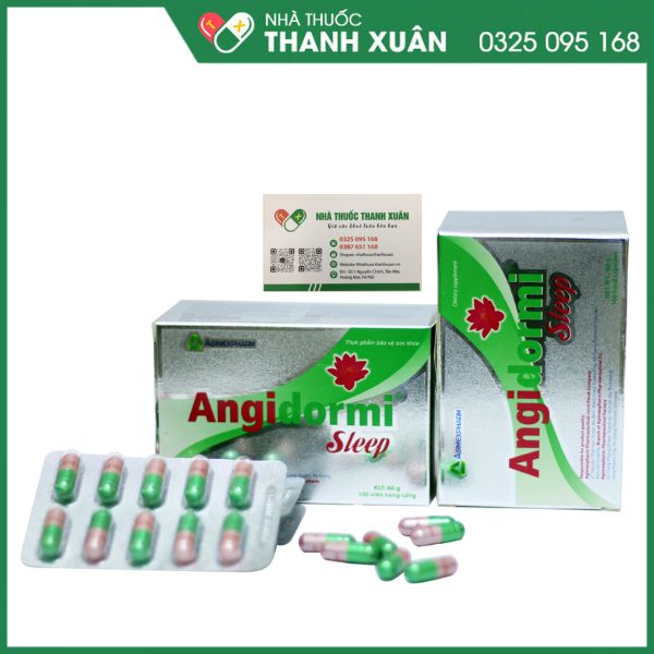 Angidormi trị mất ngủ, tim hồi hộp, di mộng tinh, suy nhược thần kinh